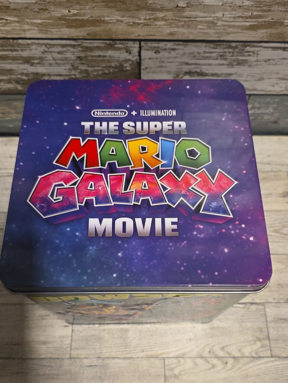 Mario Galaxy Movie  Collectible Tin - Black
